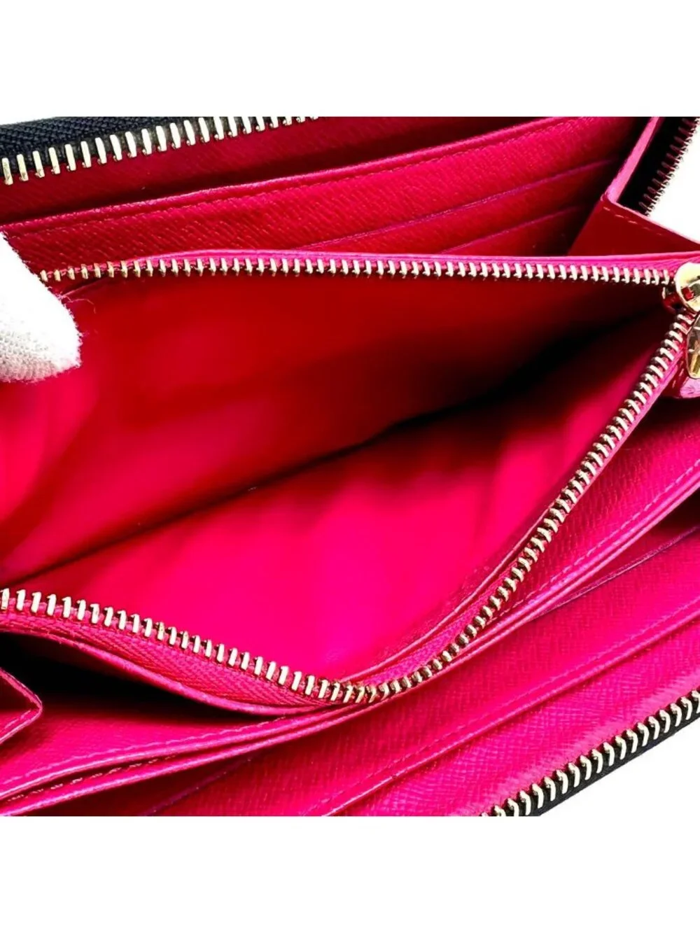 Louis Vuitton Multicolor Monogram Zippy Wallet Pink